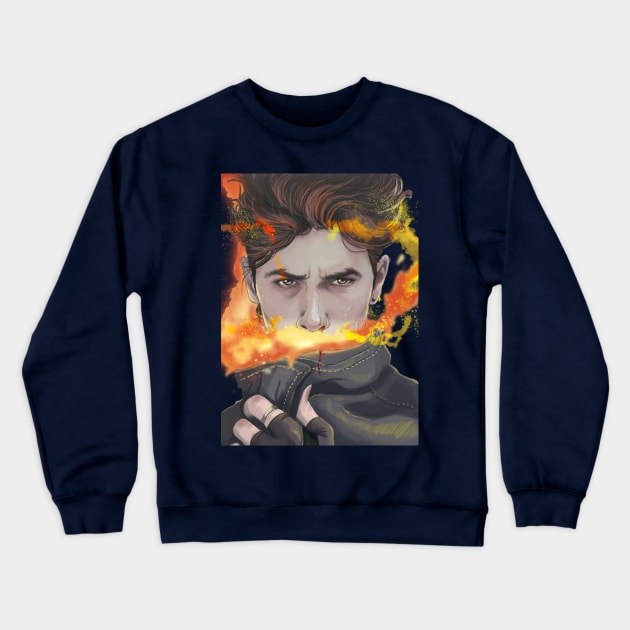 Angry Chamber Crewneck Sweatshirt by loobeeinthesky